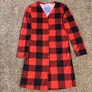 Open Front Long Cardigan